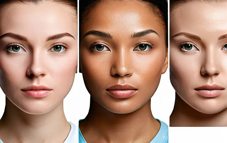 얼굴 지방흡입 부작용 - Here are three detailed image prompts in English, designed to be appropriate for a 15+ audience and ...