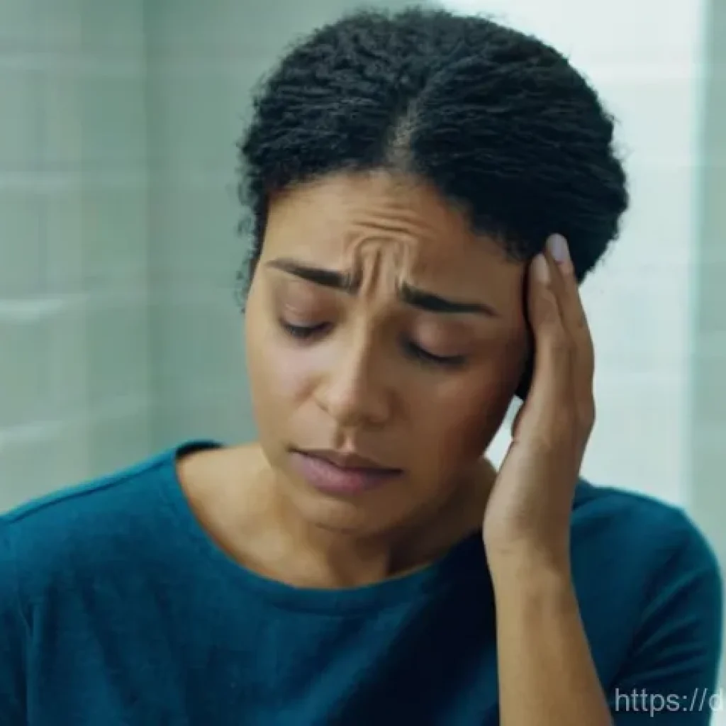 성형외과 부작용 사례 - **Prompt 1: Lingering Discomfort and Unforeseen Healing**
    An adult woman, approximately 30-35 ye...