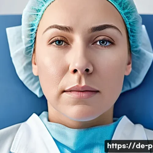 Home 33 광대 축소 수술 부작용 - A detailed medical illustration of a human face post-jaw reduction surgery showing typical swelling ...